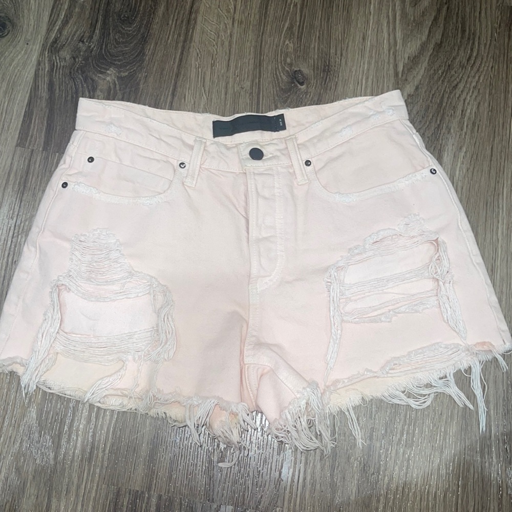 Denim x Alexander Wang Shorts - Light Pink